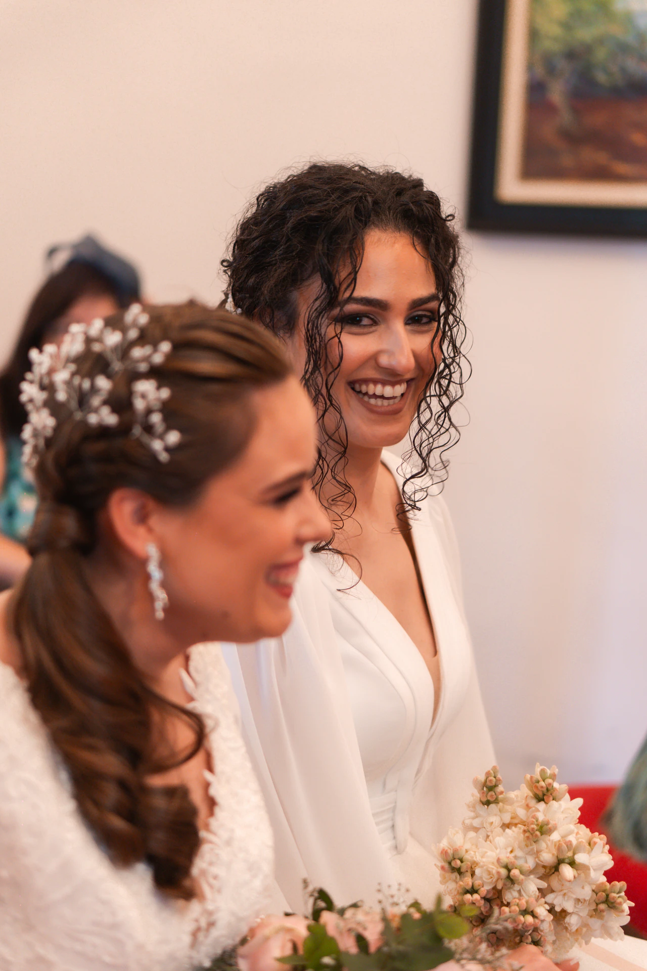 Valme y Ana sonríen juntas